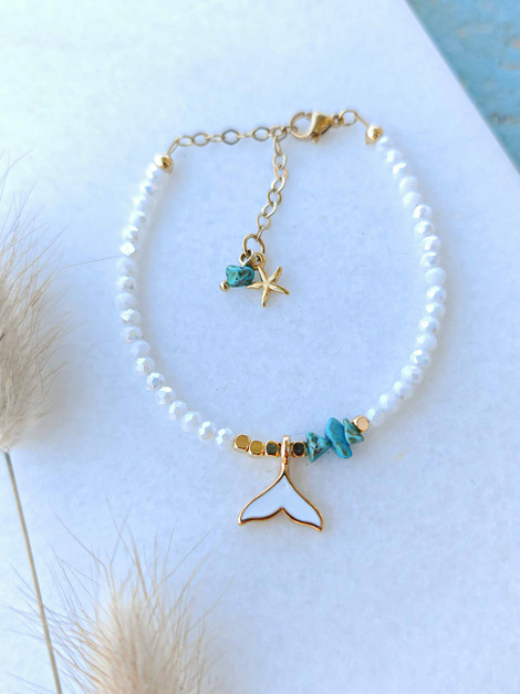 White mermaid bracelet