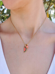 Watermelon necklace