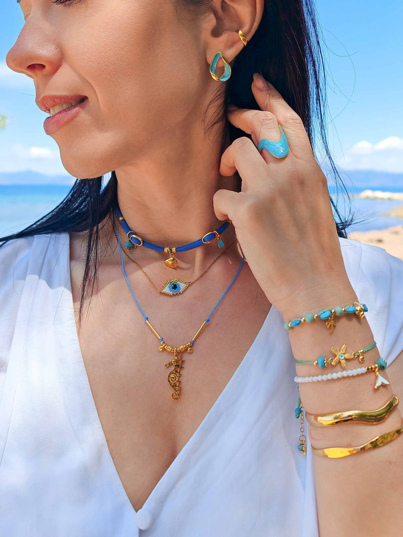 Starfish golden bracelet