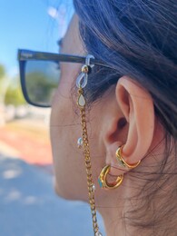 Pearls eyeglasses chain