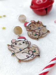Catmas earrings