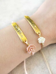 Team bride bracelet
