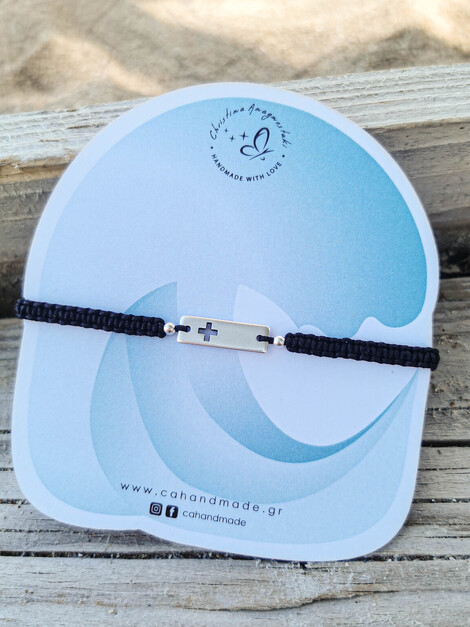 Cross men bracelet