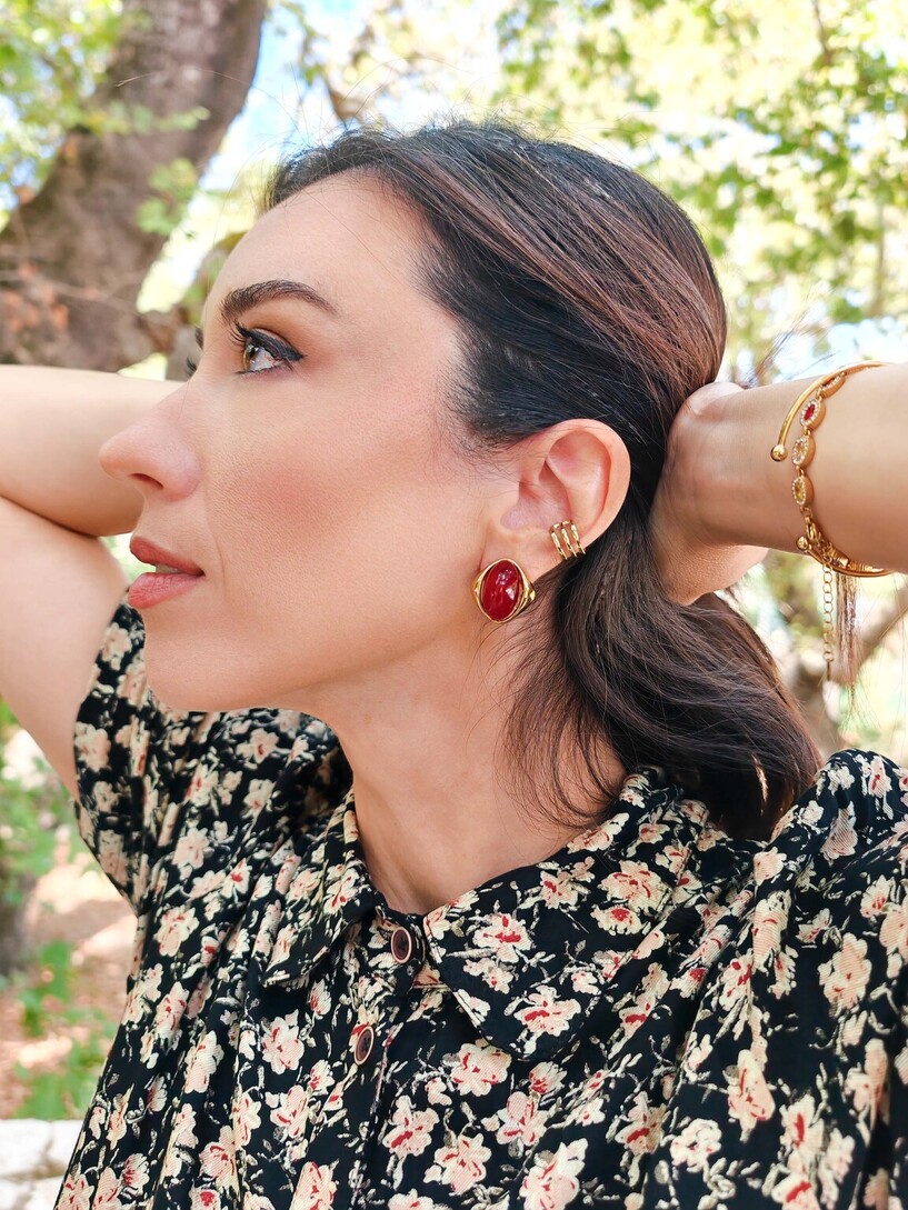 Wine earrings 