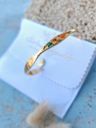 Hammer bangle bracelet