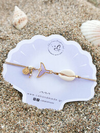 Purple mermaid bracelet
