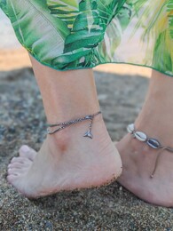 Double chain anklet 