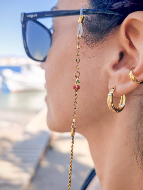 Cherries eyeglasses chain