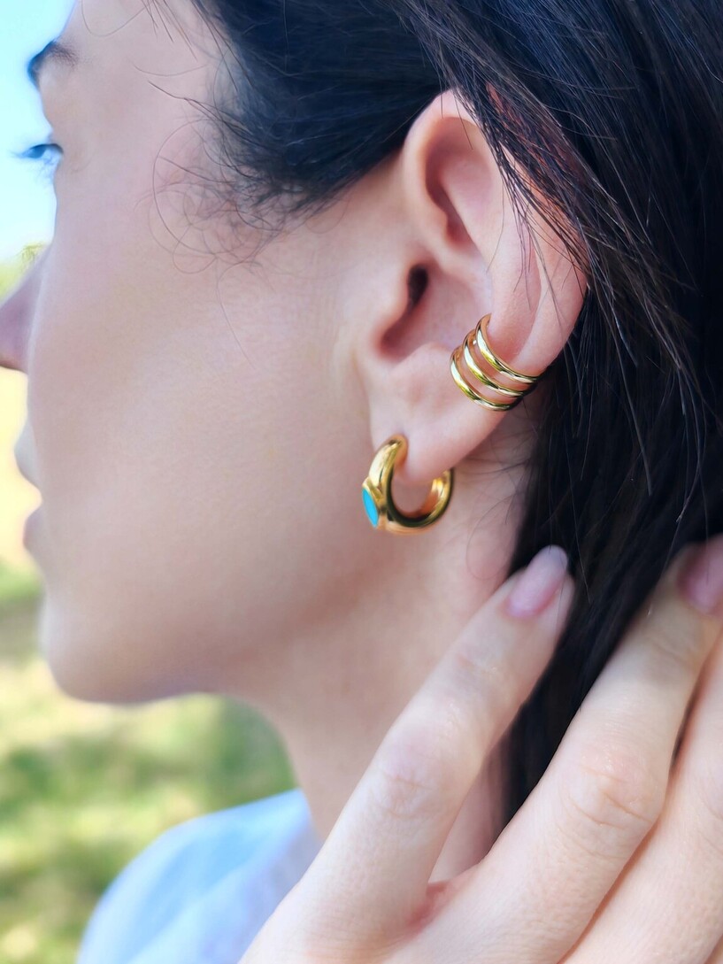 Lines ear cuff