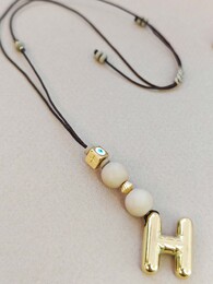 Monogram car charm 