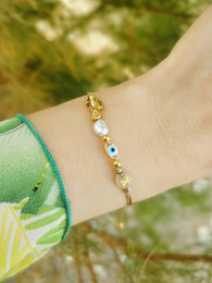Monogram seahorse bracelet
