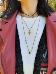 Cross stainless steel necklace