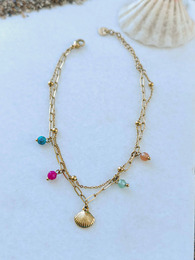 Double chain anklet