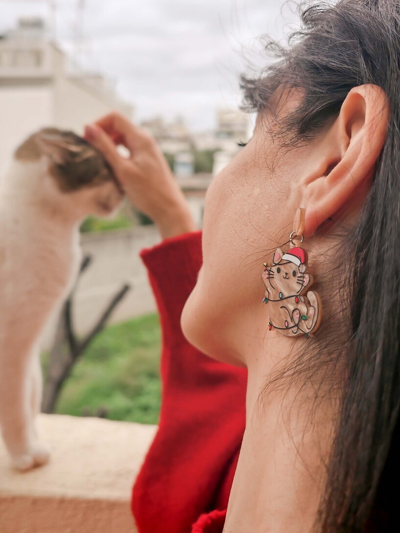 Catmas earrings