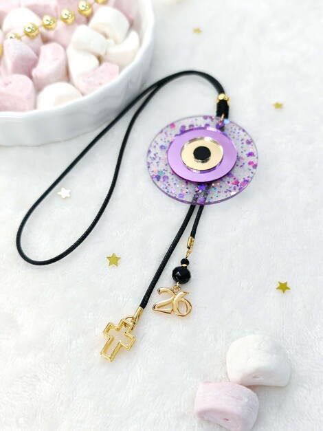 Purple dream Car Charm