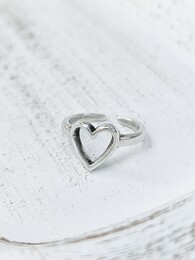 Silver hearts set