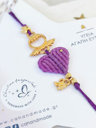 Angel heart bracelet