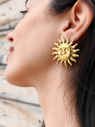 Sol stainless steel earrings