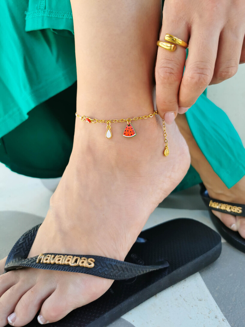 Tutti frutti anklet