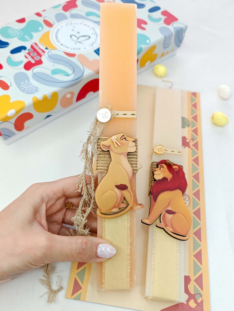 Simba & Nala σετ Λαμπάδες