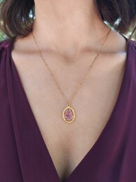 Rose necklace