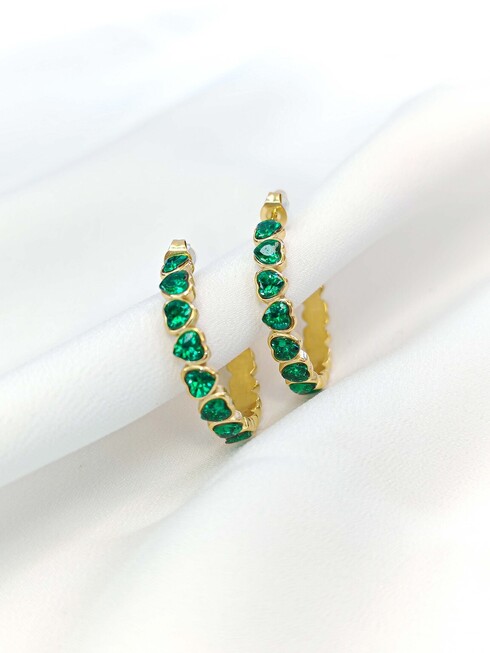 Hearts earrings
