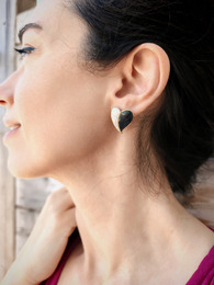 Dalmatian stainless steel earrings