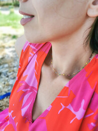 Candy rosario necklace