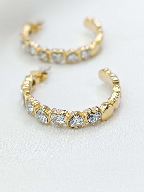 Hearts earrings
