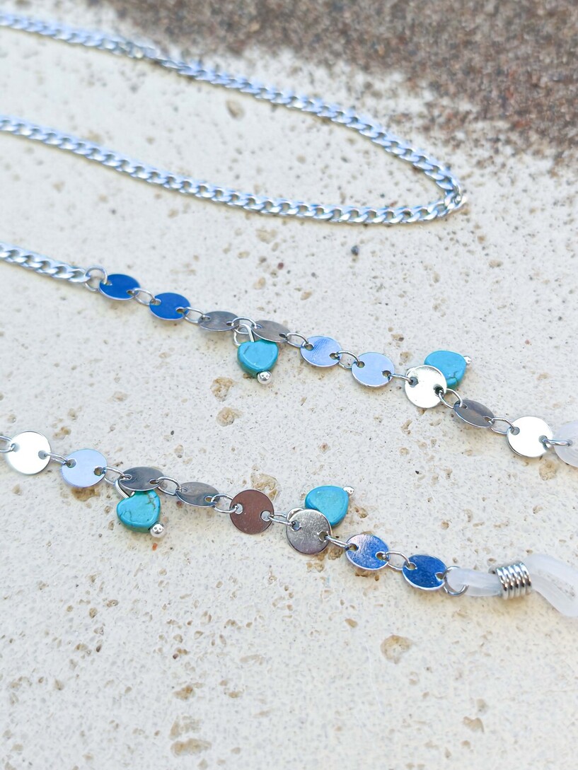 Hearts eyeglasses chain