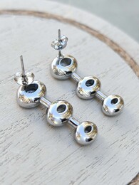 Alien stailness steel earrings