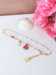 Tutti frutti anklet