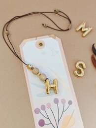 Monogram car charm
