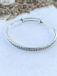 Pine bangle bracelet