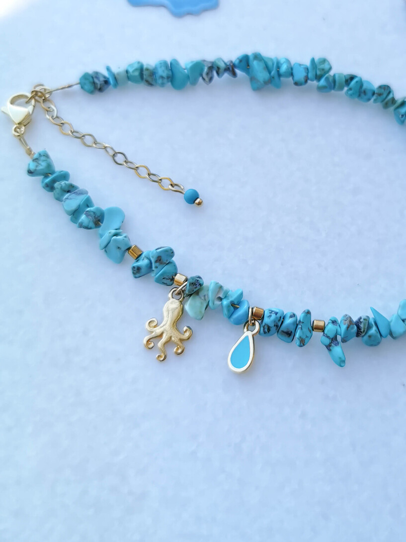 Octopus anklet