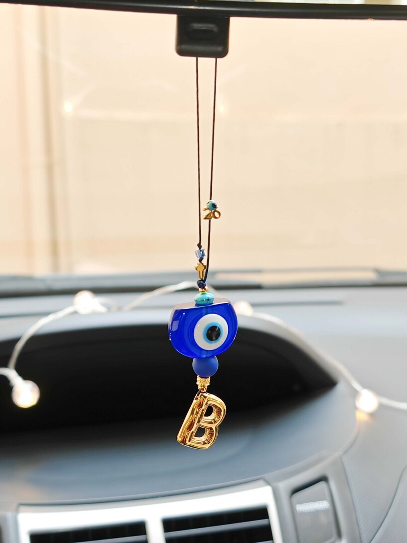 Monogram Car Charm