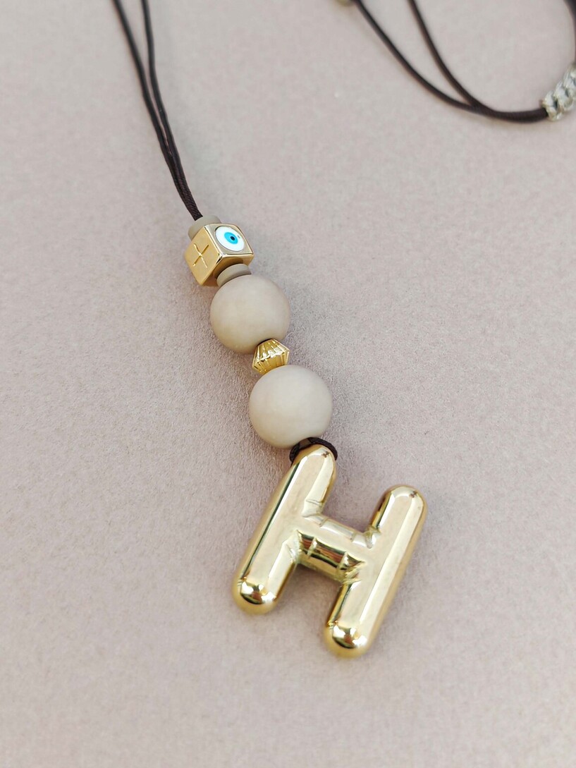 Monogram car charm 
